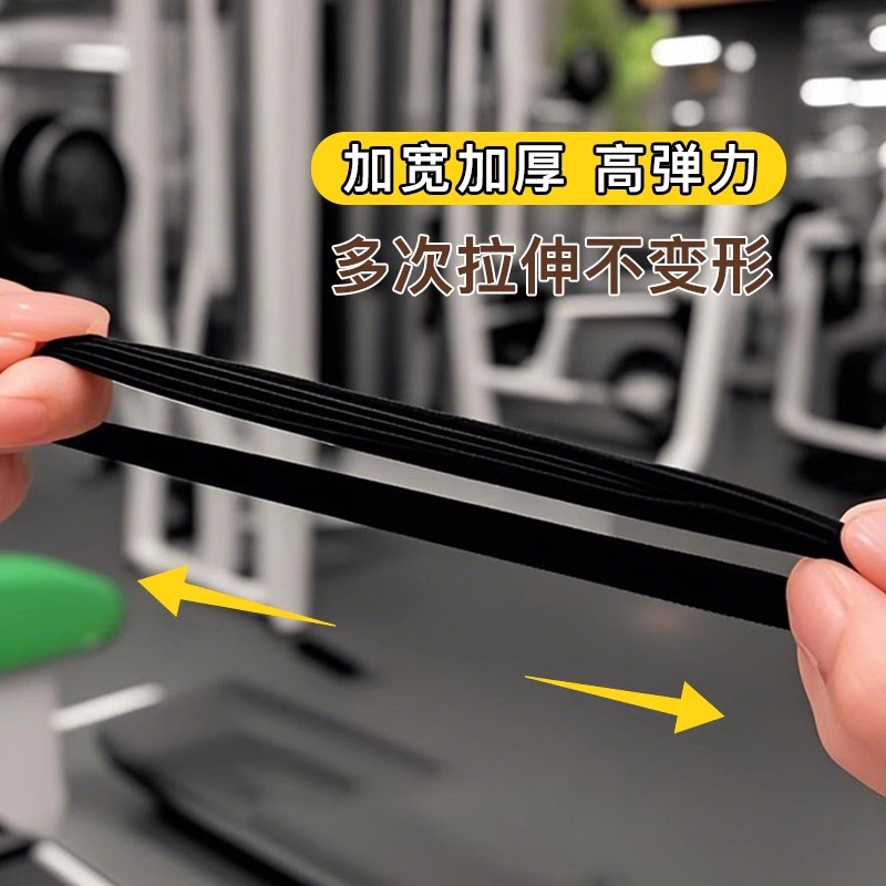 Cauda de caballo no colapsar anillo de cabello para mujeres de alta altura elástico anillo de cabello de correa duradero para adultos grueso y grueso cabeza de cabello