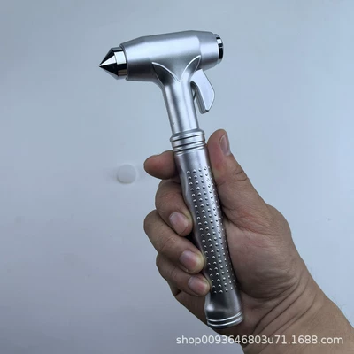 hammer, multi-functional escape hammer, car: Qəza çəkici - km65-car-safety-hammer-alloy-head-silver-hammer-only