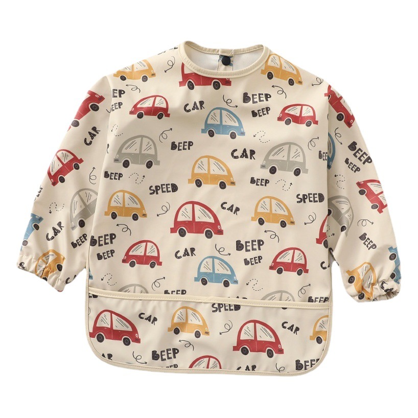 Blusa para niños daneses babero de alimentación para bebés y niños pequeños