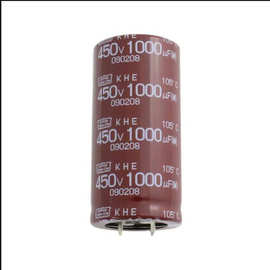 EKHE401ELL101MU35S黑金刚牛角型电解电容100uF 400V 14.5x35mm