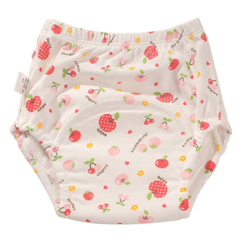 Детские обучающие штаны Figer, штаны для приучения к горшку, хлопковые водонепроницаемые моющиеся штаны без подгузников, унисекс, чехол для подгузников