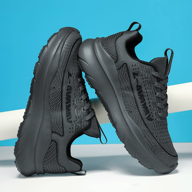 Пара спортивной обуви на открытом воздухе альпинизм с толстой подошной бег обувь прилив женская обувь сетка мама обувь легкая пожилая обувь мужская