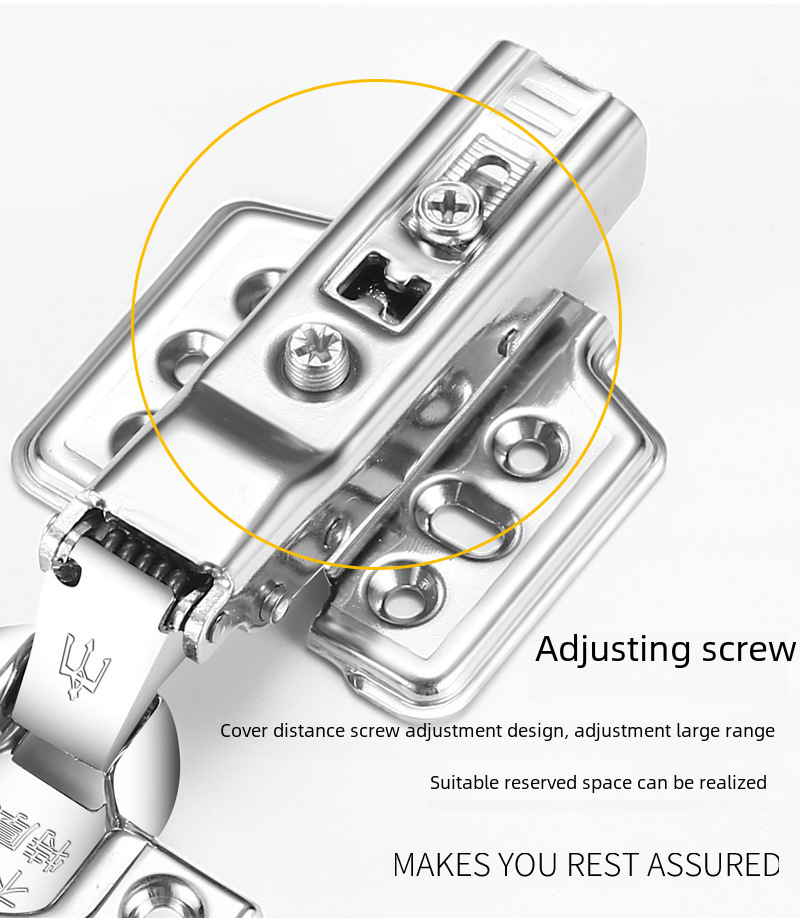 304 stainless steel hinge cabinet wardrobe door buffer hydraulic damping spring hinge furniture hardware accessories wholesale