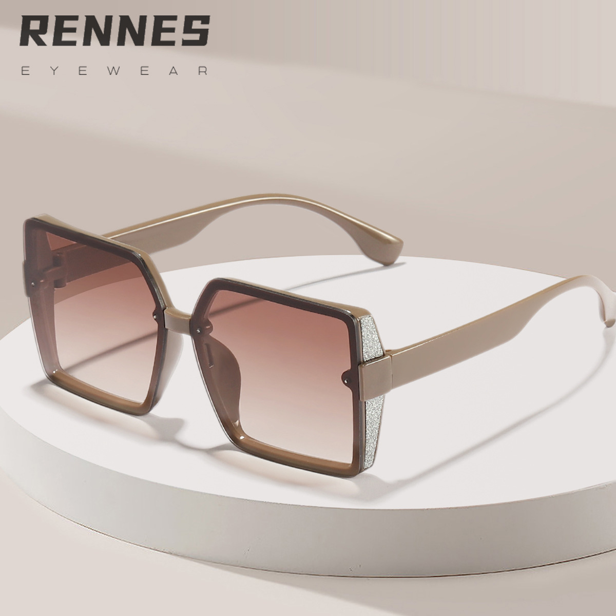 2024 nuevo estilo coreano al por mayor elegante marco cara-mirando pequeñas gafas de sol de alto grado calle tiro moda al aire libre gafas de sol