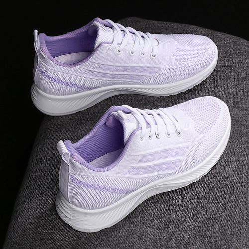 Feiwei Women's Shoes 2024 Spring and Autumn New Foreign Trade Casual Soft Sole Lightweight Mom Travel Shoes Breathable Sports Shoes Wholesale