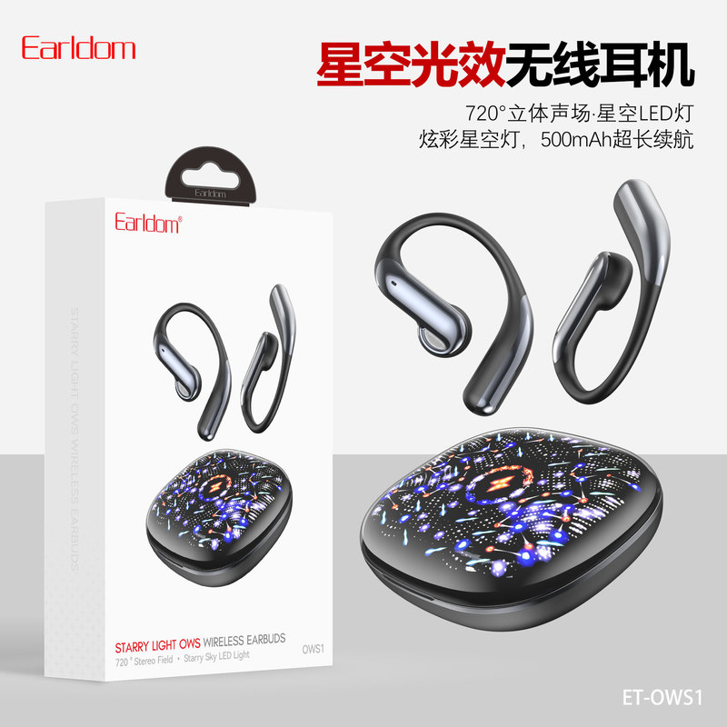 2025 新しい Bluetooth ヘッドセットクロスボーダースマートスポーツ発光超長バッテリー寿命耳掛けヘッドセット|undefined