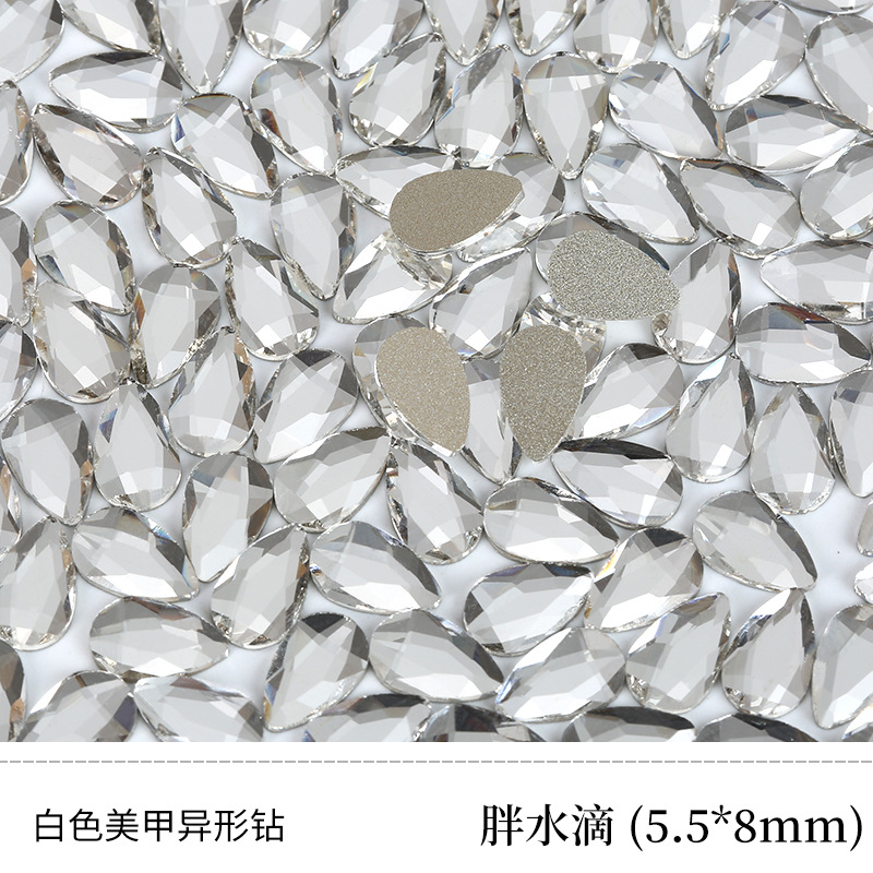 흰색 5.5*8mm 지방 물방울 특형의 드릴 [단일 가격]]