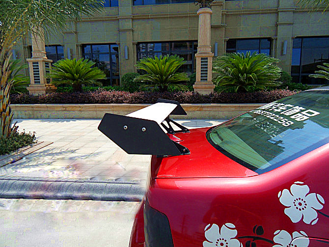 Spoiler Wing, Universal Fixed wind wing - jg-119-sedan-single-layer-drilling-required