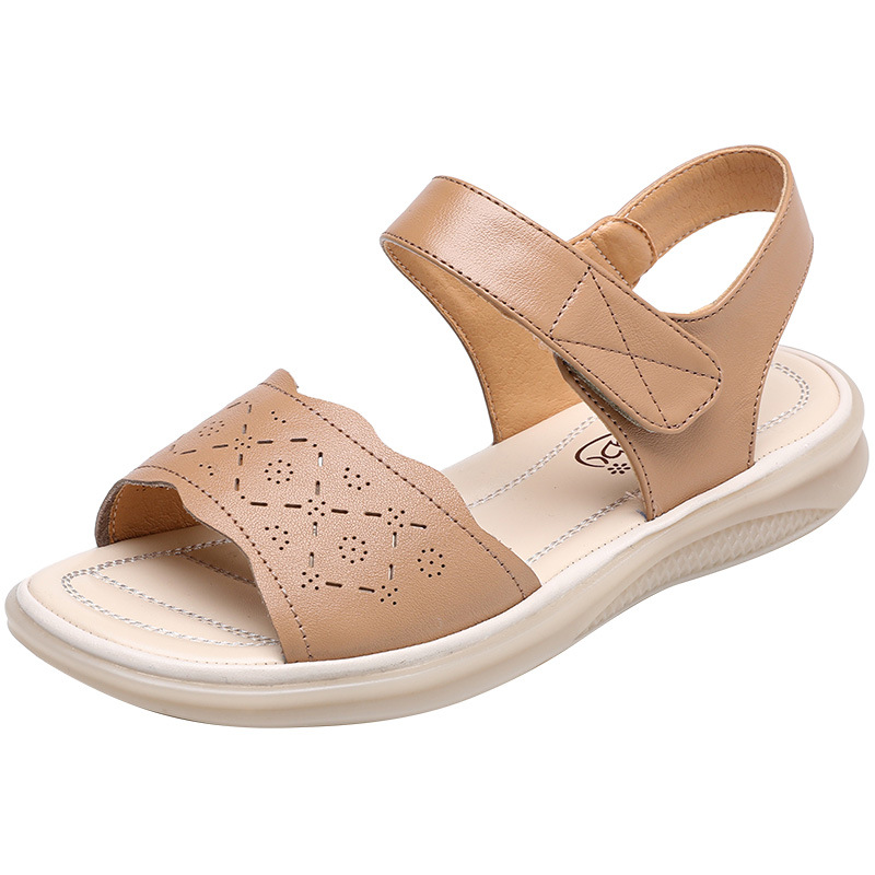 C4467 1280K GIÀY DÉP SANDAL NỮ RUITDT ĐẾ MỀM MÙA HÈ TRUNG NIÊN MA SÁT CHỐNG TRƯỢT GIÀY DÉP NỮ DA BÒ G04 SẢN PHẨM MỚI