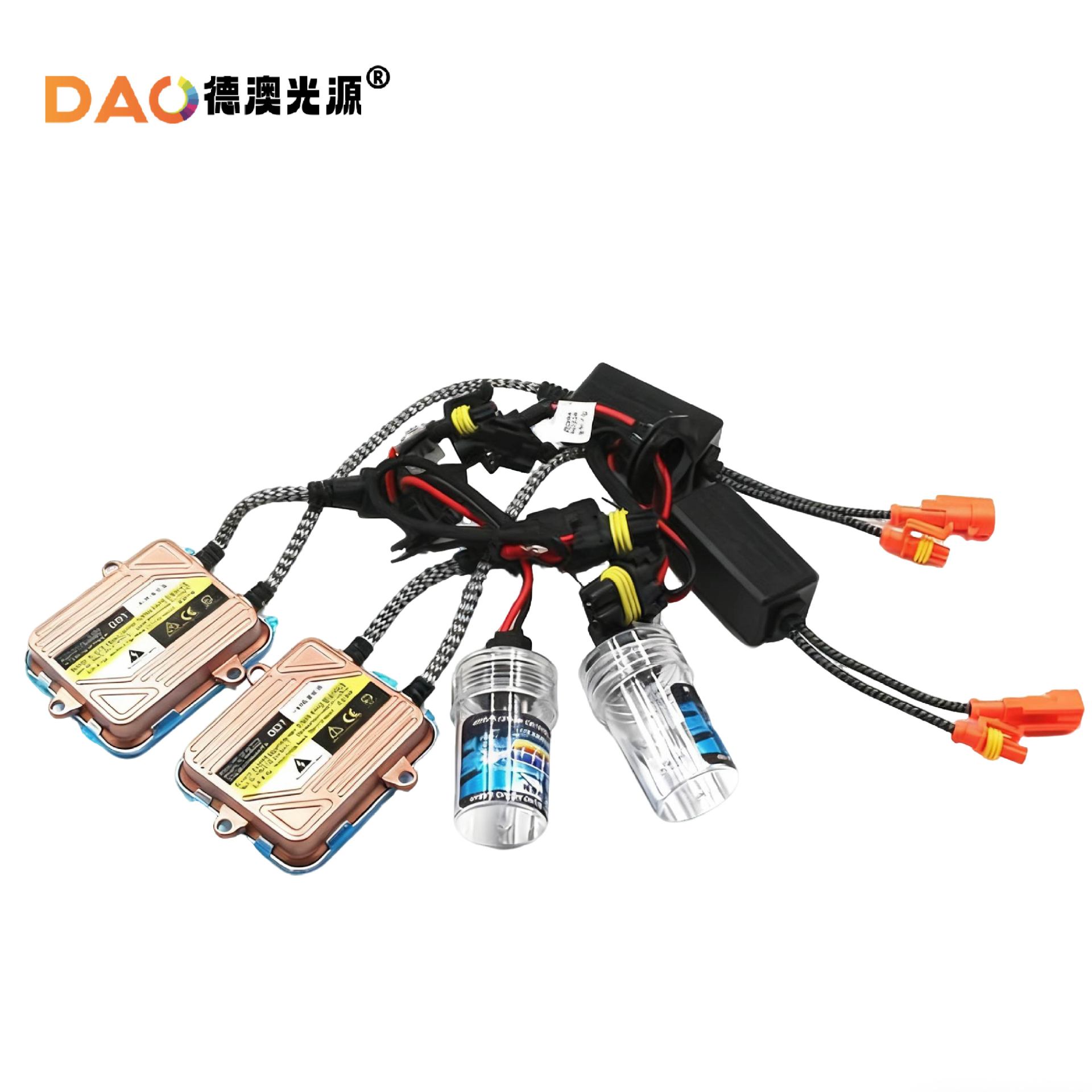 Kit de balasto de xenón de alto brillo para faros de coche K5, lámpara de xenón de 12 V y 55 W, arranque rápido, H1 H7 H11880