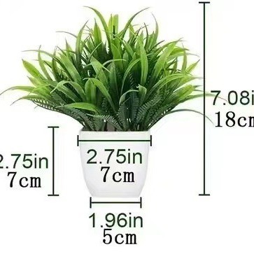 Amazon simulación olla pequeña decoración del hogar eucalipto Romero sala de estar decoración de escritorio flor falsa olla de plástico