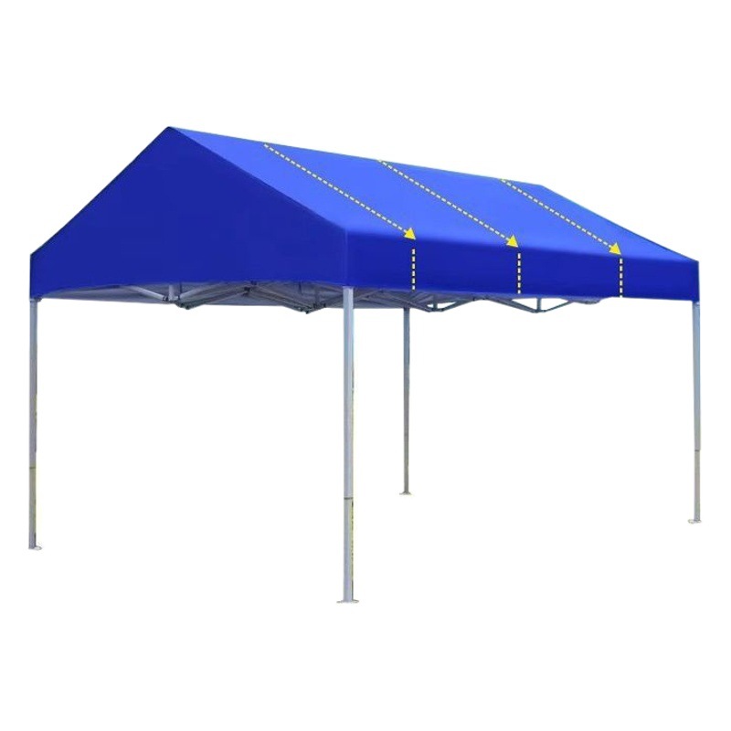 Carpa publicitaria impermeable al aire libre puesto de sombrilla impresión plegable toldo de cuatro patas cobertizo de estacionamiento tienda de cuatro esquinas