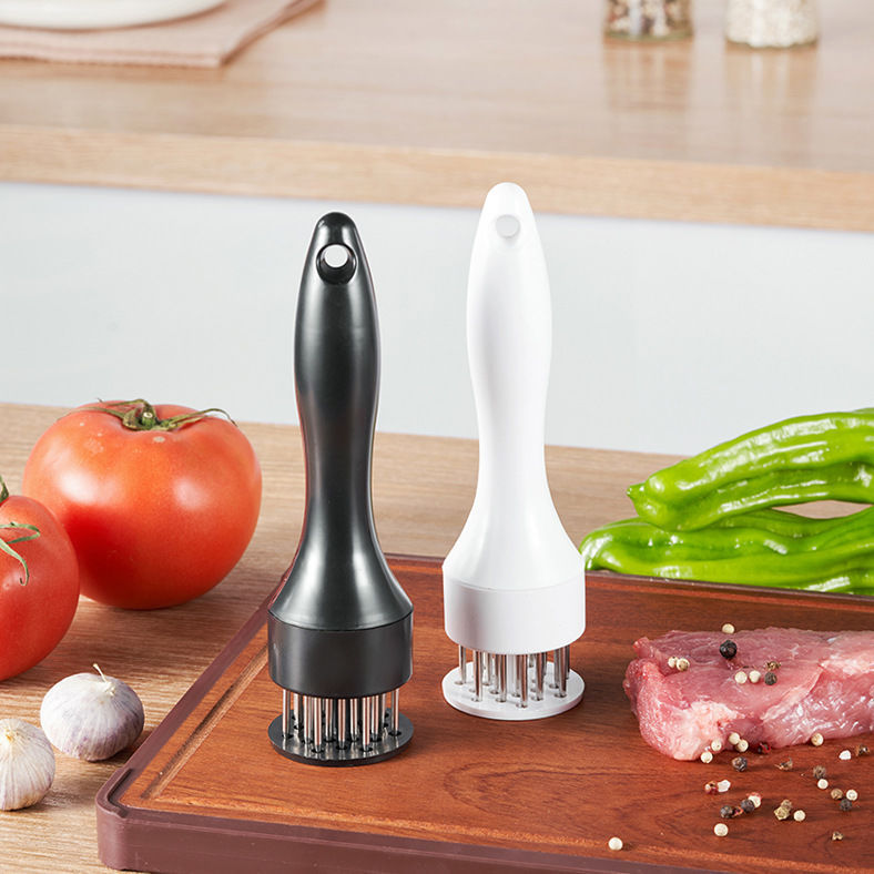 家庭用肉軟化針、豚カルビ、鶏カルビ、鶏手羽先、肉軟化針、ステンレス鋼ステーキ穴あけ器、豚皮肉刺し器|undefined