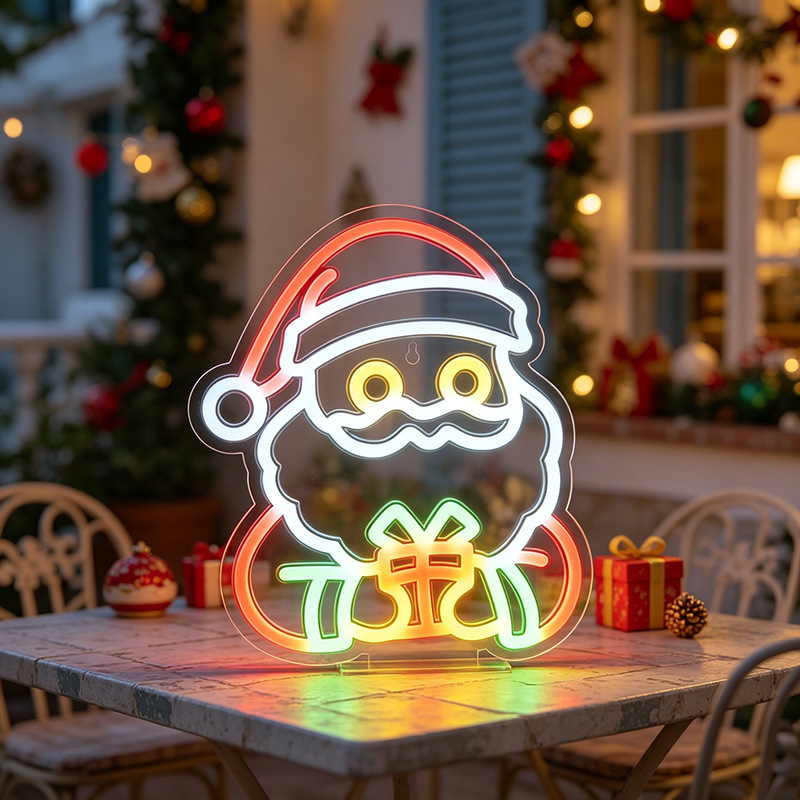 Amazonas Navidad atmósfera decoración lámpara acrílica lámpara de neón lámpara colgante lámpara led modelado lámpara regalo image 7