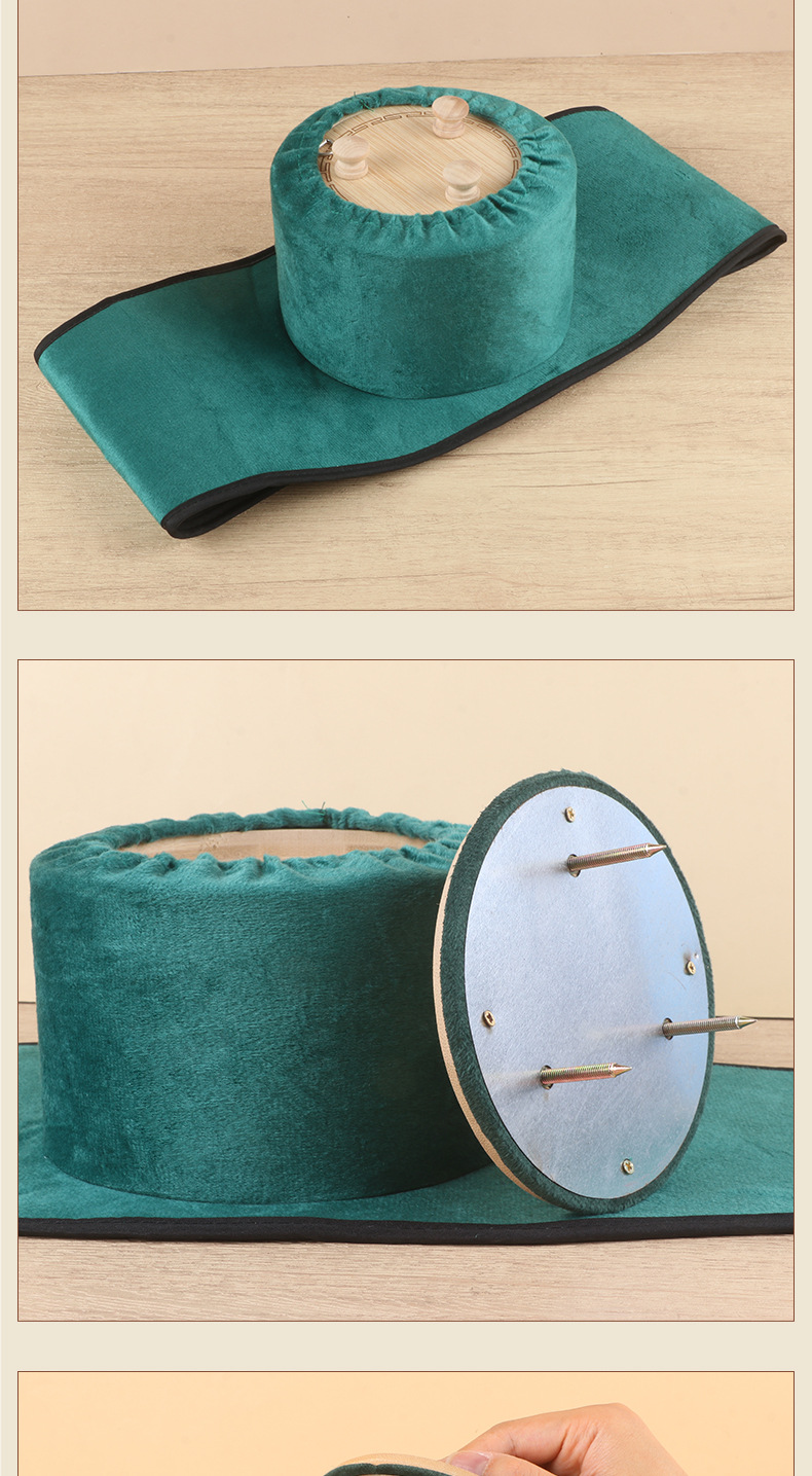 Portable Moxibustion Box Three-Needle Bamboo Wood Smokeless Moxa Warmer Full Body Hanging Moxa Therapy preparation