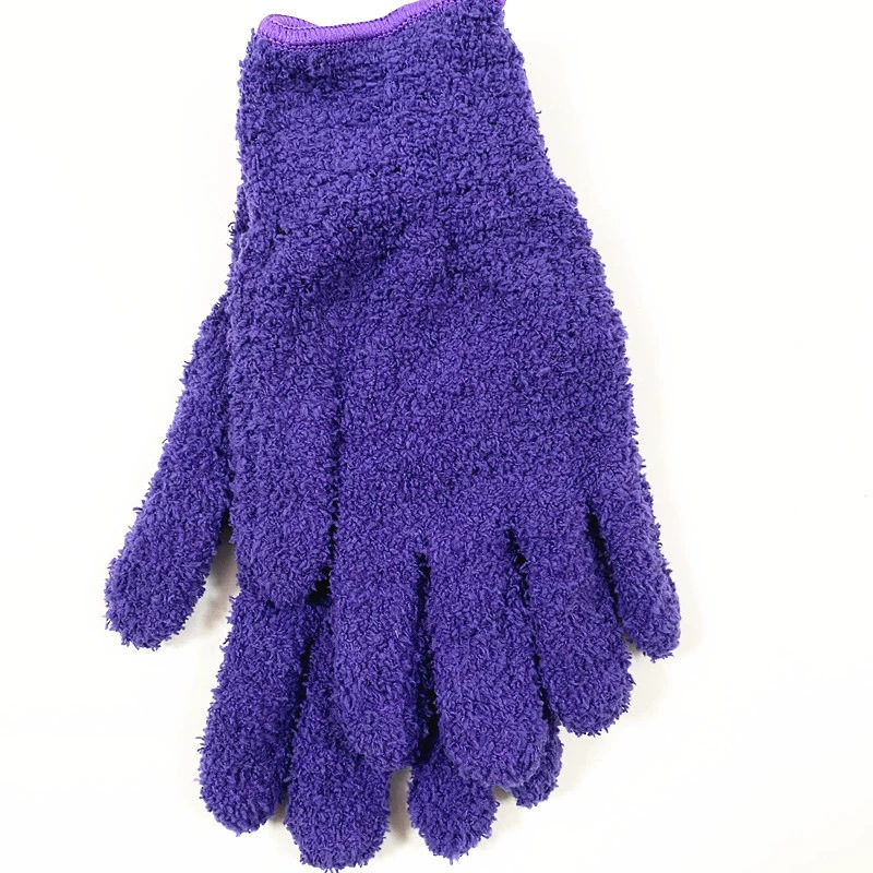 Guantes de microfibra para quitar el polvo de Amazon, guantes de lana coral, guantes para limpieza de coches, guantes de media lana para mayor comodidad.