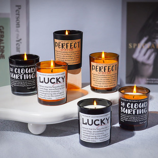 Cross-Border Scented Candles Handmade Soy Wax Bathroom Deodorant Home Long-Lasting Fragrance Fragrance Souvenir Amazon