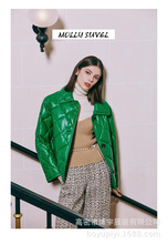 2025年秋冬串格休闲韩版绵羊皮皮衣羽绒服电视购物热卖款出口