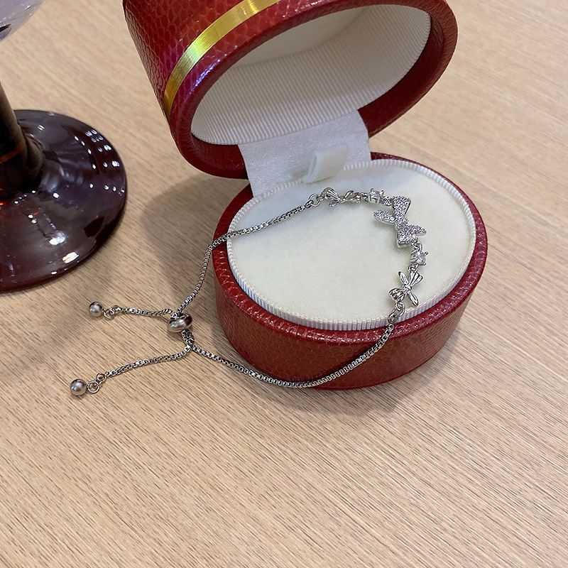 S248 실버 보우 팔찌