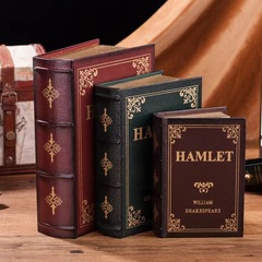 European simulation books, fake books, decorative book ornaments, study props, book ornaments, living room creative ornaments, home accessories