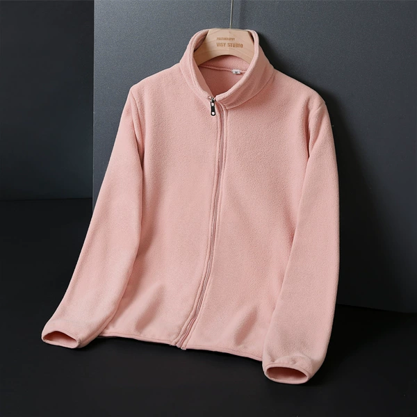 Pink-men's fleece jacket