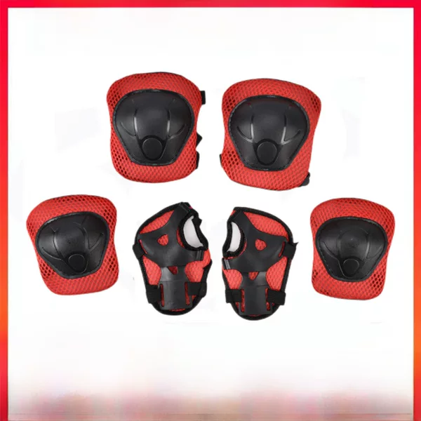 Children's roller skating protective gear skating shoes mine protective gear children roller skating skateboard six-piece elbow pad knee pad wrist pad