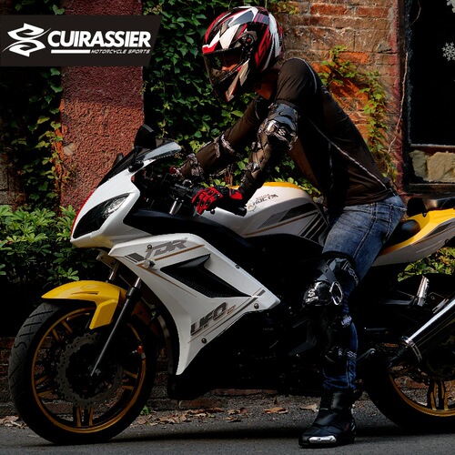 Cross-border Xianghu leg guards for motorcycle safety: Rider knee pads, off-road protective gear, and versatile articulating designs for street bikes.