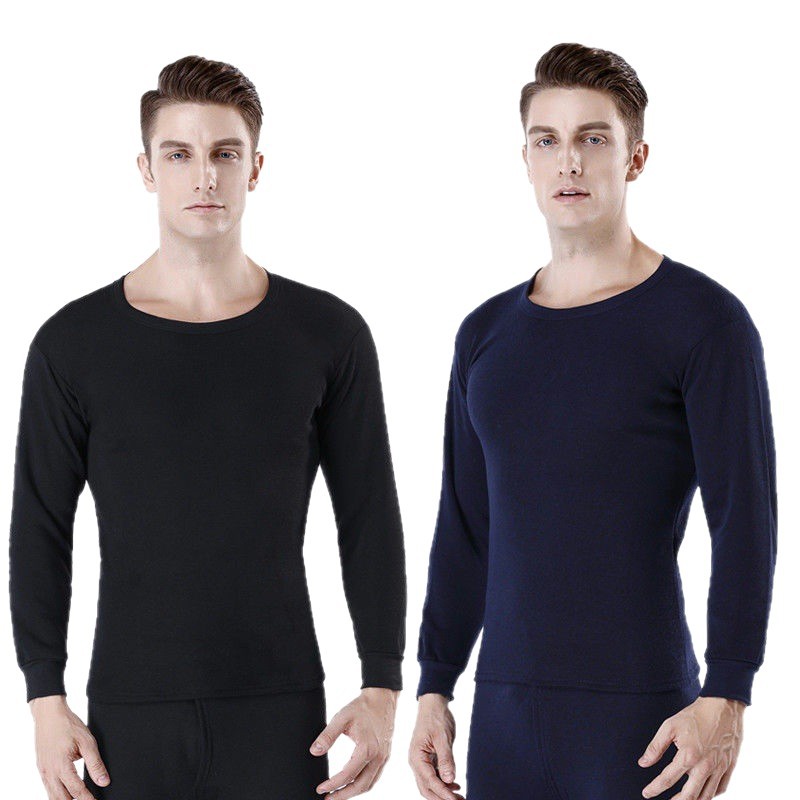 Menos precios especiales ropa interior cálida para hombres con camisa gruesa de algodón suéter de invierno pantalones de invierno
