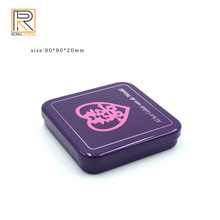 供应马口铁正方盒婚庆礼盒喜糖盒茶叶盒避孕套铁盒喜糖包装盒