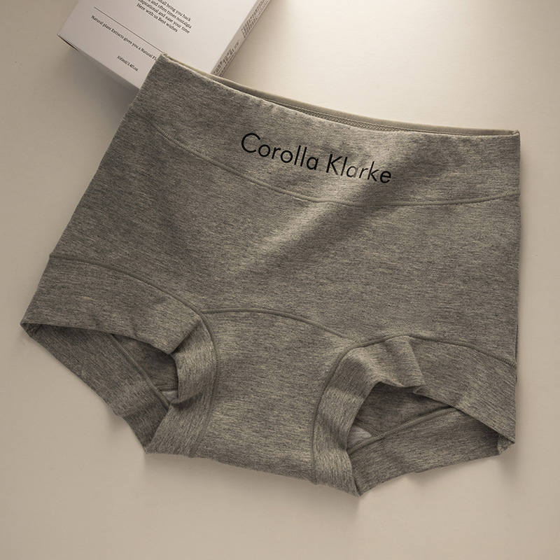 Calzoncillos de algodón puro para mujer 7A antibacteriano y largo, calzoncillos bóxer cómodos y transpirables de cintura media de algodón, ropa interior de seguridad para niñas deportivas