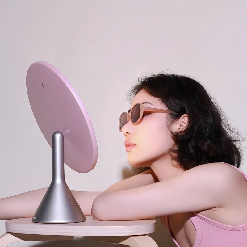 Origin genuine goods MUID makeup mirror led intelligent round mirror lamp plug-in beauty makeup desktop mirror lamp wedding gift Origin genuine goods MUID makeup mirror led intelligent round mirror lamp plug-in beauty makeup desktop mirror lamp wedding gift