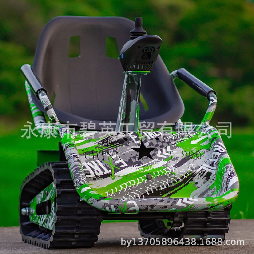 电动儿童小坦克广场出租履带沙滩车越野卡丁车娱乐儿童玩具出租车