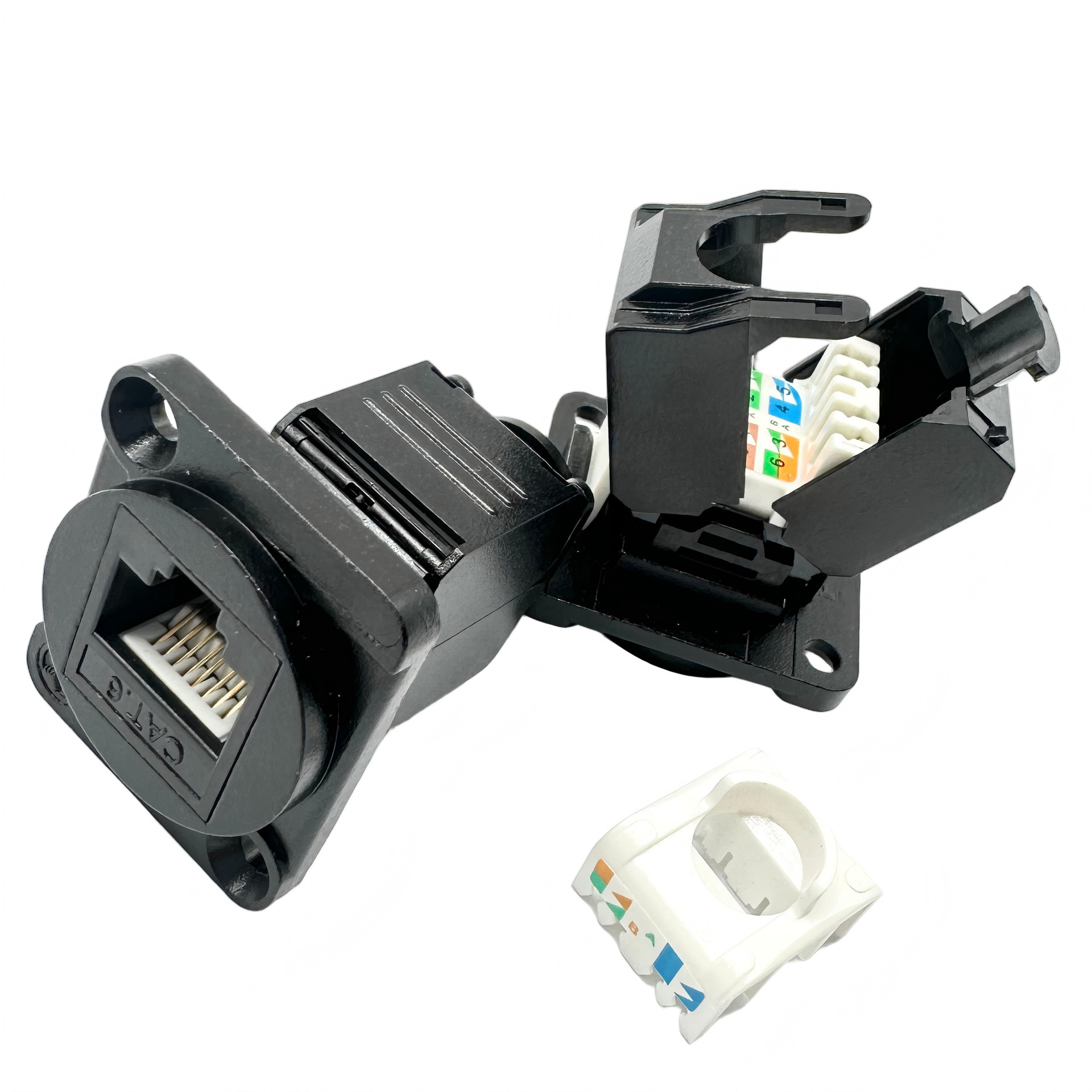 D�����̶�ֱͨģ��RJ45�������������źŶԽ�ͷ����ӿ�ĸ����