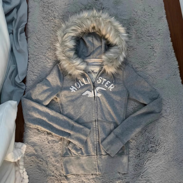 2025 Autumn and Winter Cross-Border Ancient Style Fur Collar Design Y2K Harajuku Retro Hooded Sweatshirt Ins Style Niche Fashion