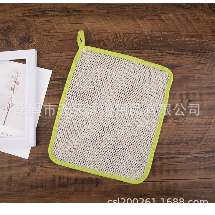 Toalla de baño espumoso Toalla cuadrada de jabón Toalla de lavado espumoso de nailon Tabletas de espuma de jabón de doble capa 2226 en stock