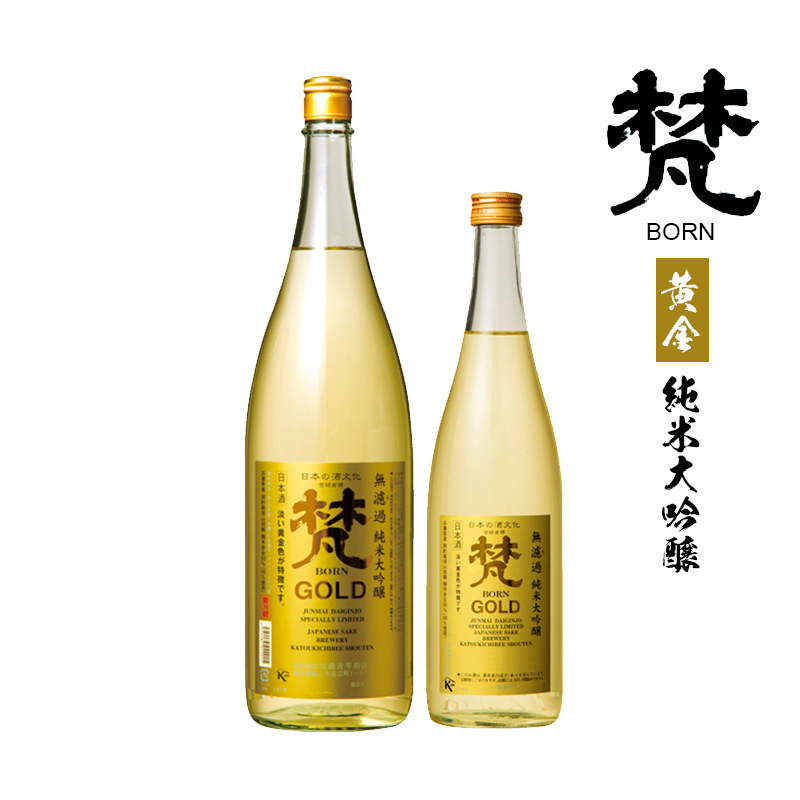 梵黄金色纯米大吟酿清酒 日式清酒1800ml*6瓶/箱  702ml*12瓶/箱