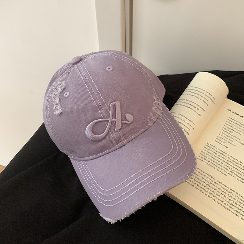 American agujero gorra de béisbol mujer japonesa vaquero retro gorra ancha gorra gor