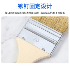 An Tong Factory Wholesale Special Decorative Tools Long Handle Paint Brushes 1 Inch-3 Inches Hair Brushes Hardware Solvent Resistant