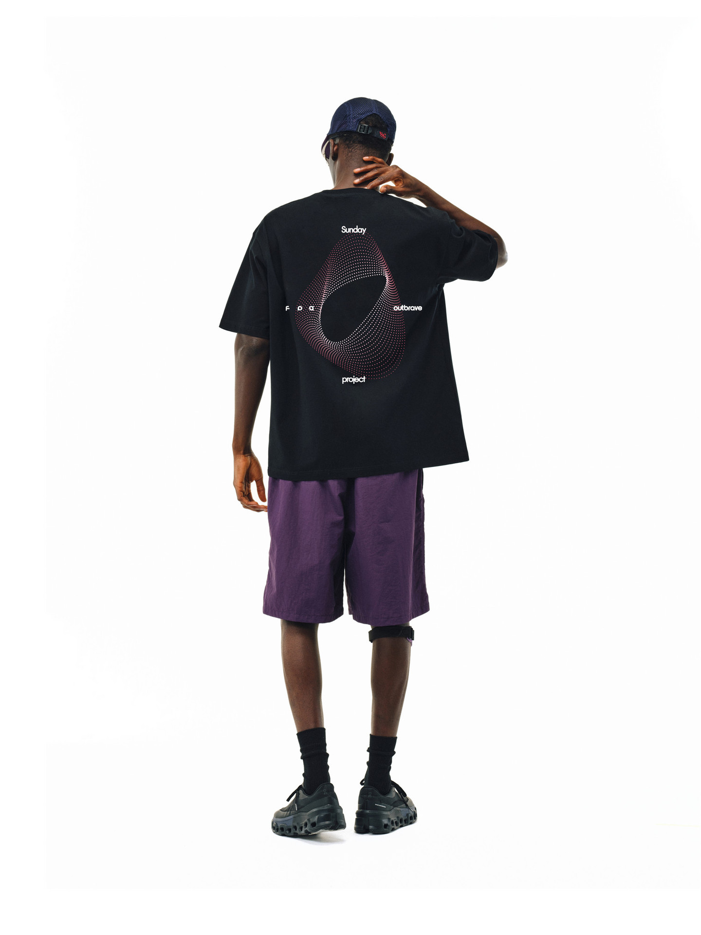 Fba Sports Cool Ice-Silk Short-Sleeve 2025 New Summer Couple Design Niche Print Loose National Trend T-Shirt