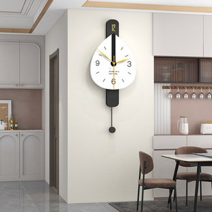 Modern fashion minimalist watch living room TV background decoration clock hanging wall house 2023 new creative hanging clock