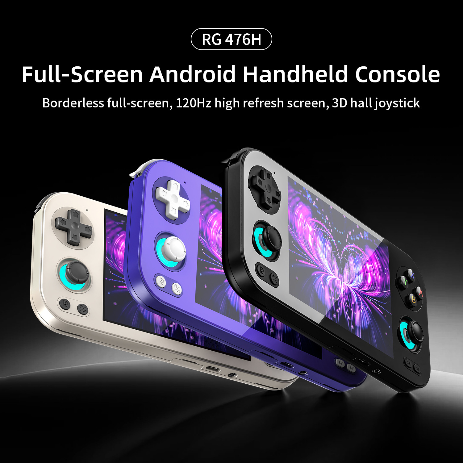 Rg476H Android Open-Source Handheld Touch Screen Full-Screen Console for Ps1 Ps2 Genshin Impact Honor of Kings Anbernic Game Console Psp