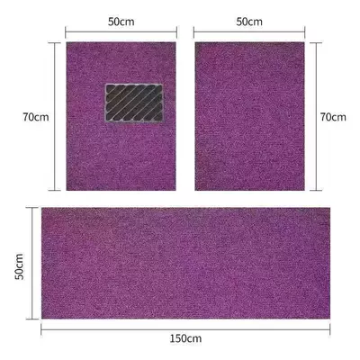 suitable for all seasons. This is a single-piece, Ayaqaltılar (Kovriklər) - three-piece-set5070-then-50150-blackish-purple