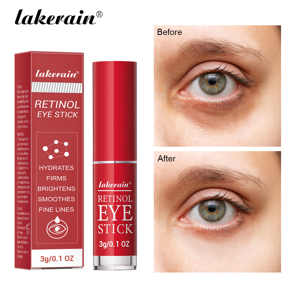 Cross-Border Lakerain Retinol Eye Cream Stick Moisturizes the Skin Around the Eyes and Reduces Crow's Feet and Dark Circles