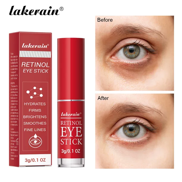 Cross-Border Lakerain Retinol Eye Cream Stick Moisturizes the Skin Around the Eyes and Reduces Crow's Feet and Dark Circles
