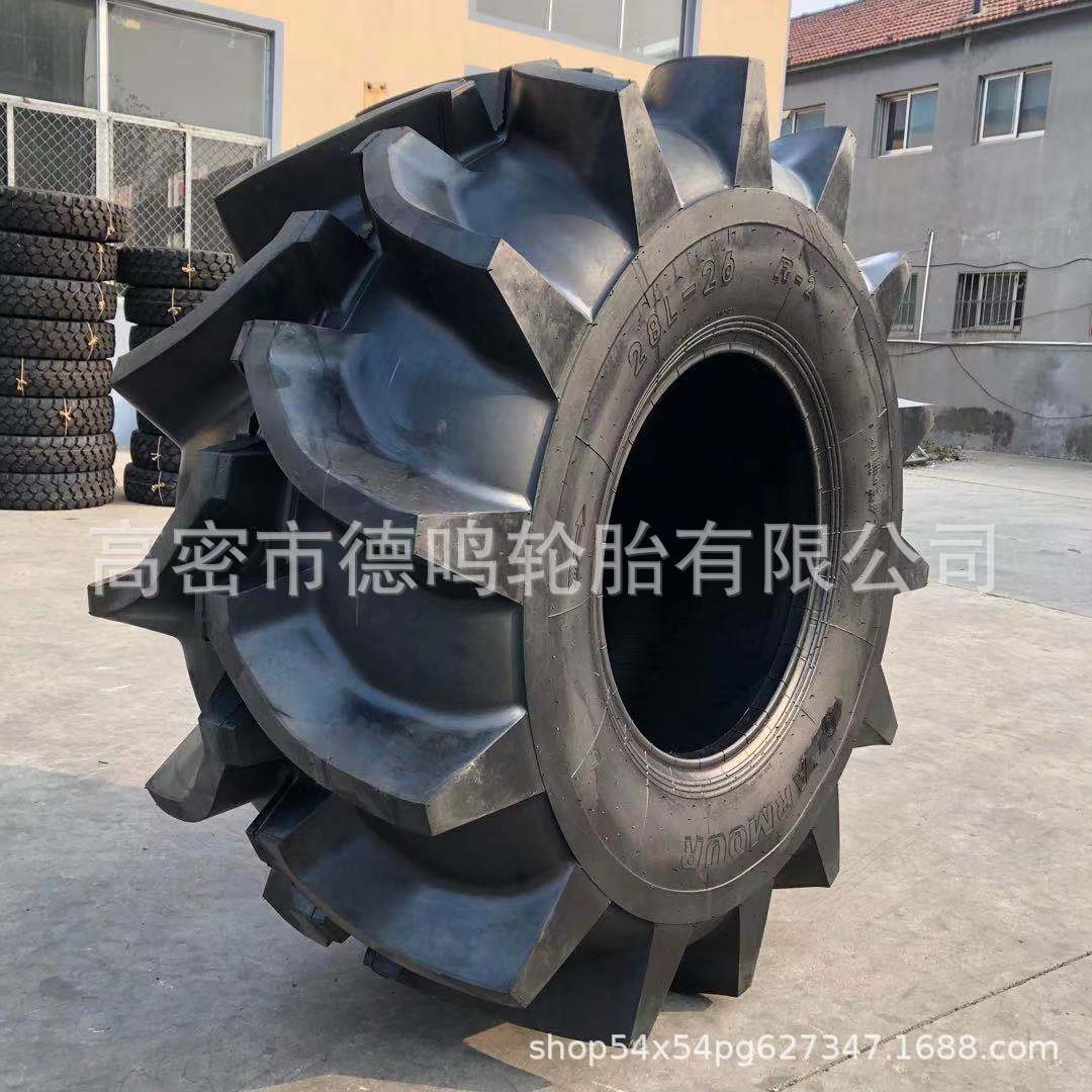 Suministro 28L-26 campo de arroz agrícola neumático de alta flor anti-hundimiento descarga de lodo eneldo C230 neumático cosechadora