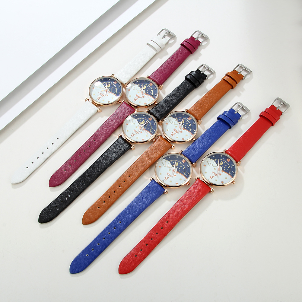 Montre à Quartz pour femmes, nouvelle mode, ceinture fraîche, dessin animé, Simple, petit cadran exquis, 2024_voghion.com