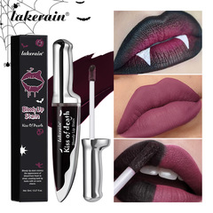 lakerain 跨境kiss of death bloody lip stain易上色不沾杯唇彩