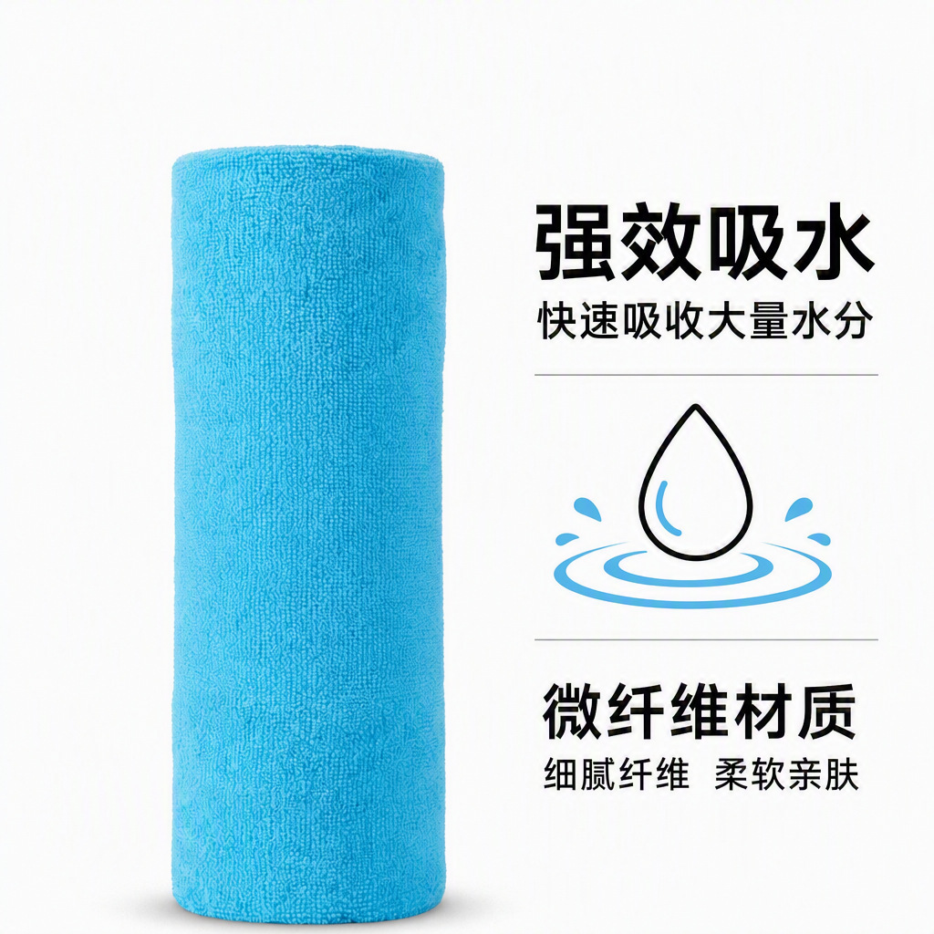 手撕抹布涤锦毛巾卷厨房一次性懒人洗碗布家政清洁保洁细纤维
