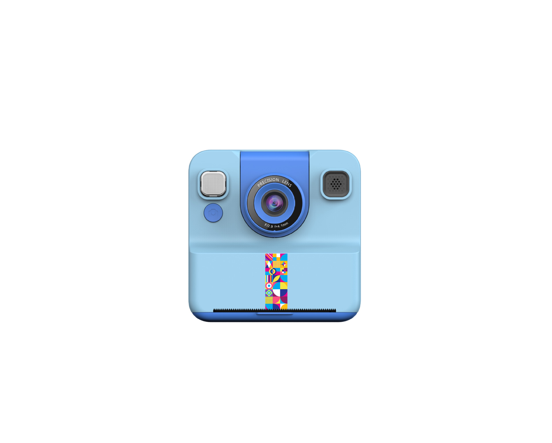 Nueva cámara Polaroid portátil transfronteriza en color, impresora de rompecabezas para niños, cámara Polaroid digital HD