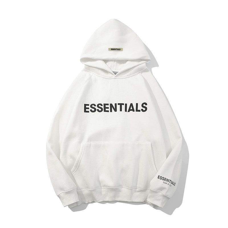 FEAR OF GOD マルチライン エッセンシャル トレンド 新胸ロゴ ラミネート フード付き スウェットシャツ FOG|undefined